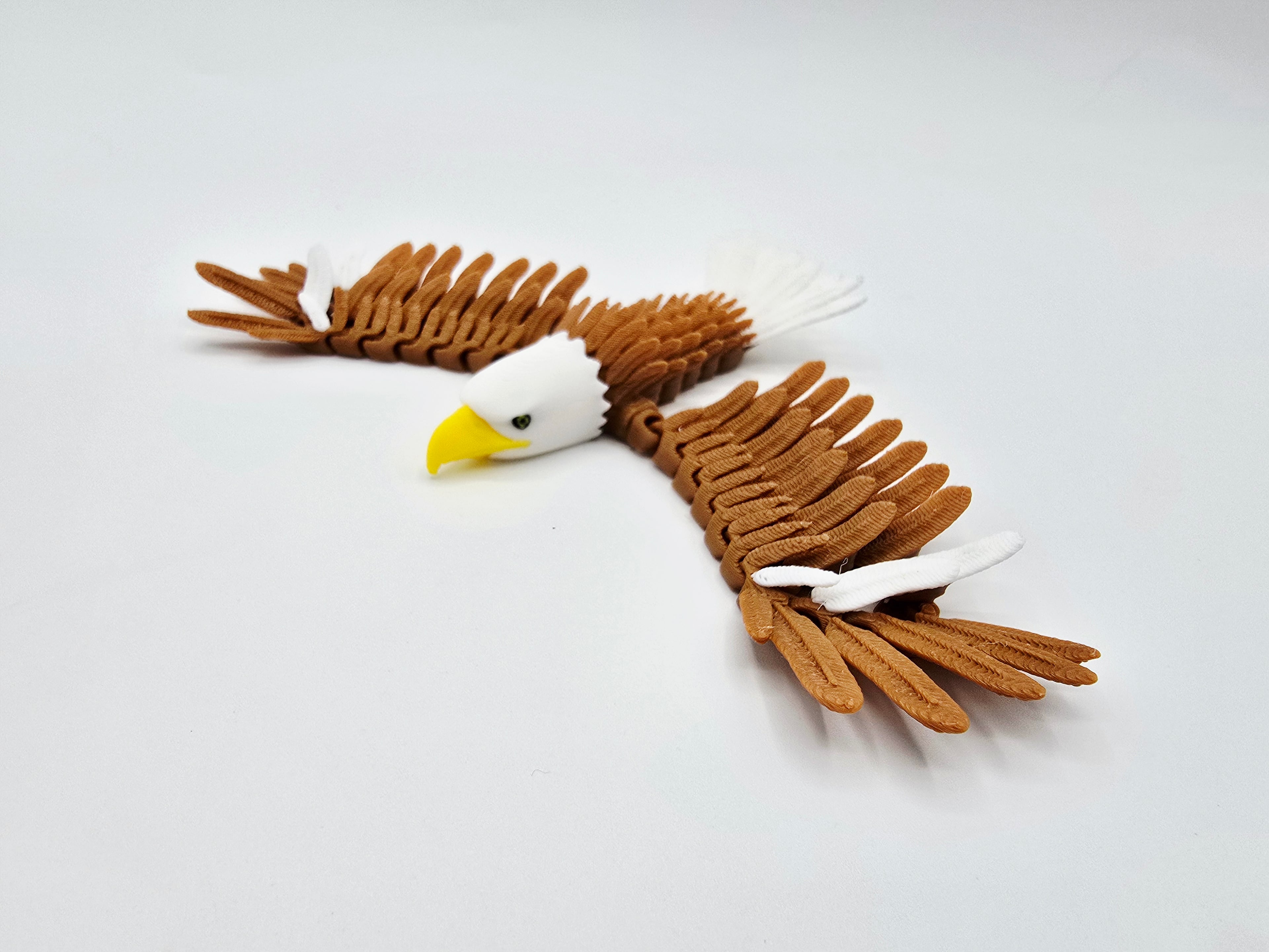 Flexi Eagle Pocket Pet & Keychain Variant 3d model