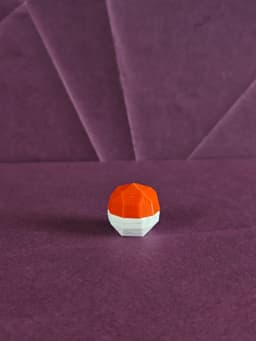 Voltorb Low Poly Pokemon 3d model
