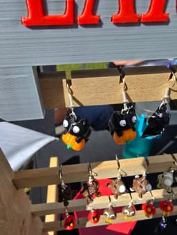 This playful kitty makes great earrings too. 3d model