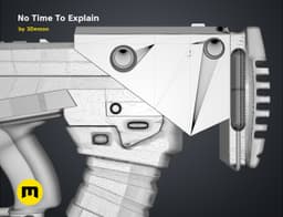 No Time To Explain Rifle 3d model