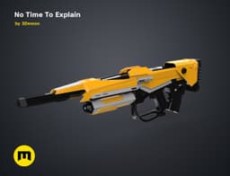 No Time To Explain Rifle 3d model