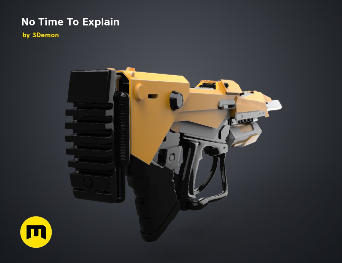 No Time To Explain Rifle 3d model