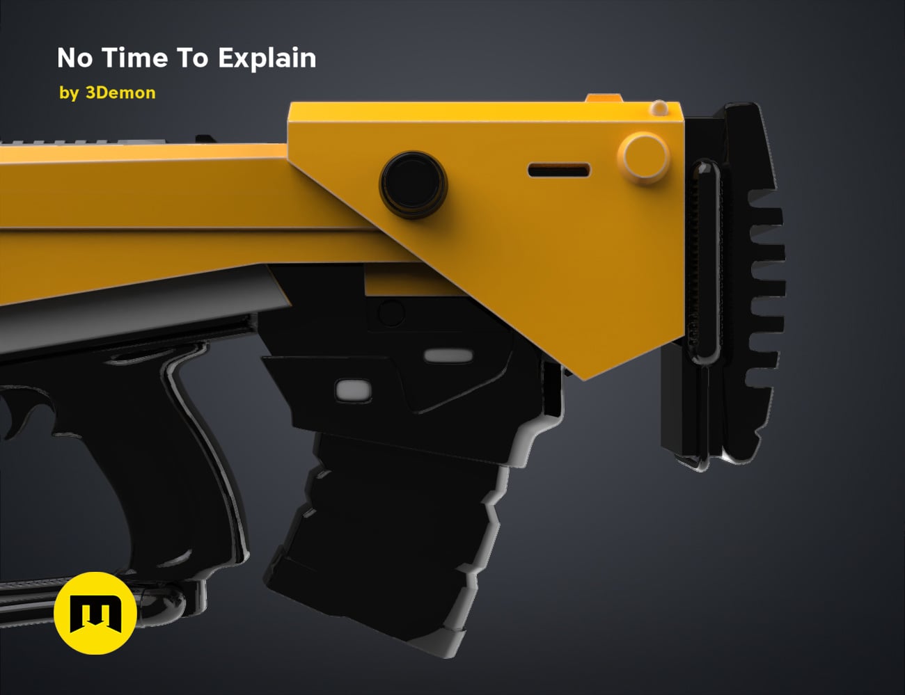 No Time To Explain Rifle 3d model