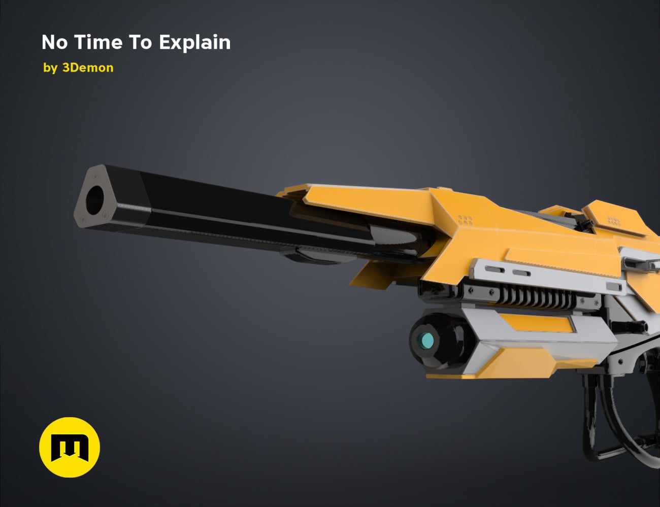 No Time To Explain Rifle 3d model