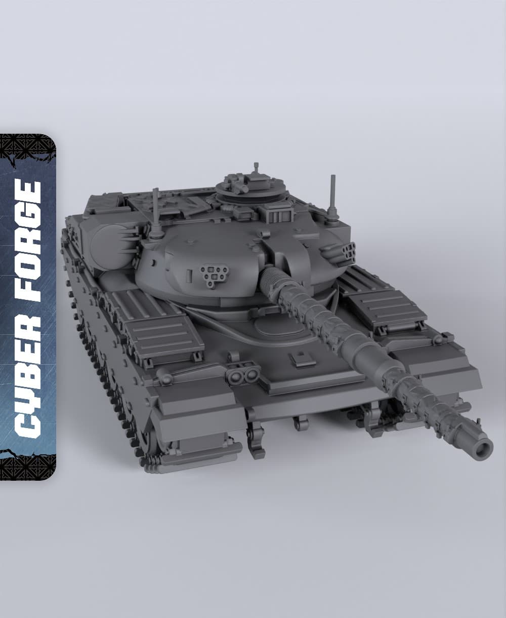 Chieftain Relic Tank - With Free Cyberpunk - Sci-Fi Gift Ideas for RPG and Wargamers 3d model