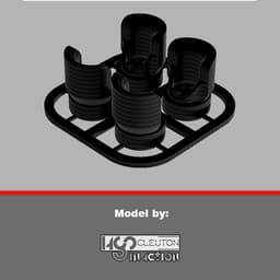 Fiat Strada Pickup Keychain 3d model