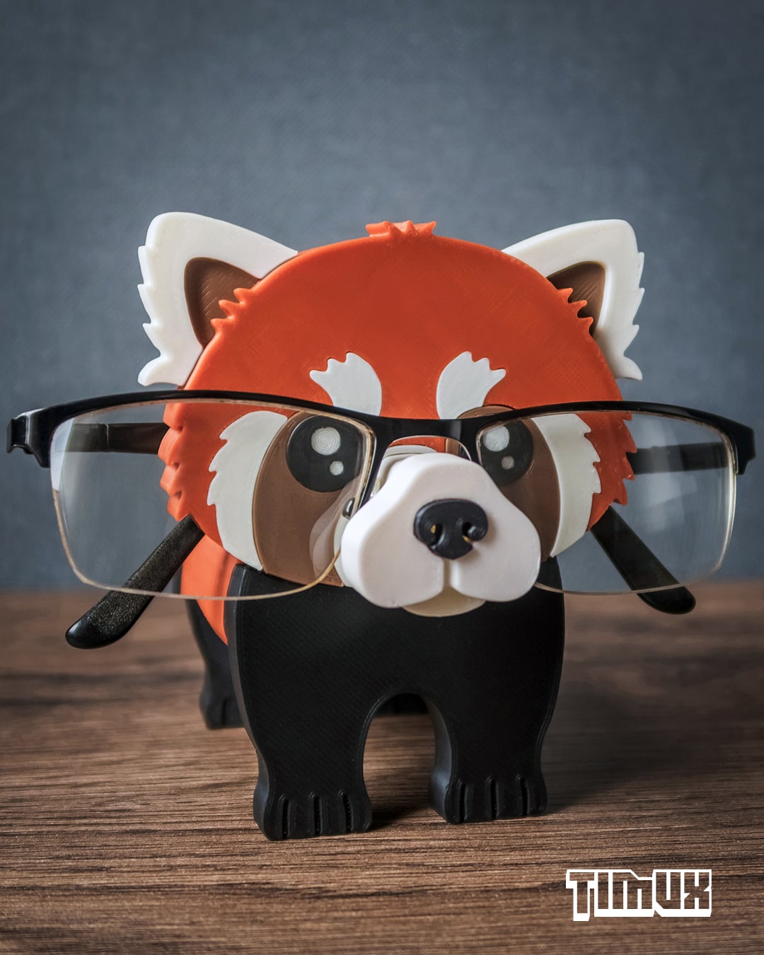 RED PANDA GLASSES HOLDER 3d model