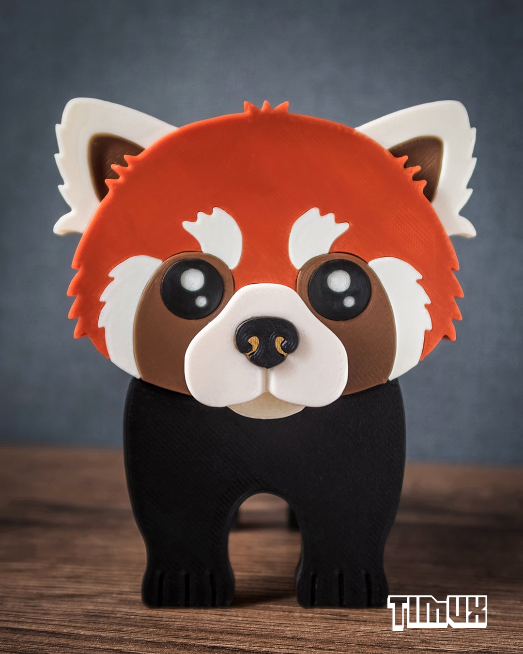 RED PANDA GLASSES HOLDER 3d model