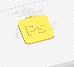 PHOTOSHOP AND ILLUSTRATOR - KEYCHAIN 3d model