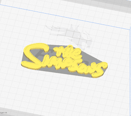 The Simpsons - KEYCHAIN 3d model