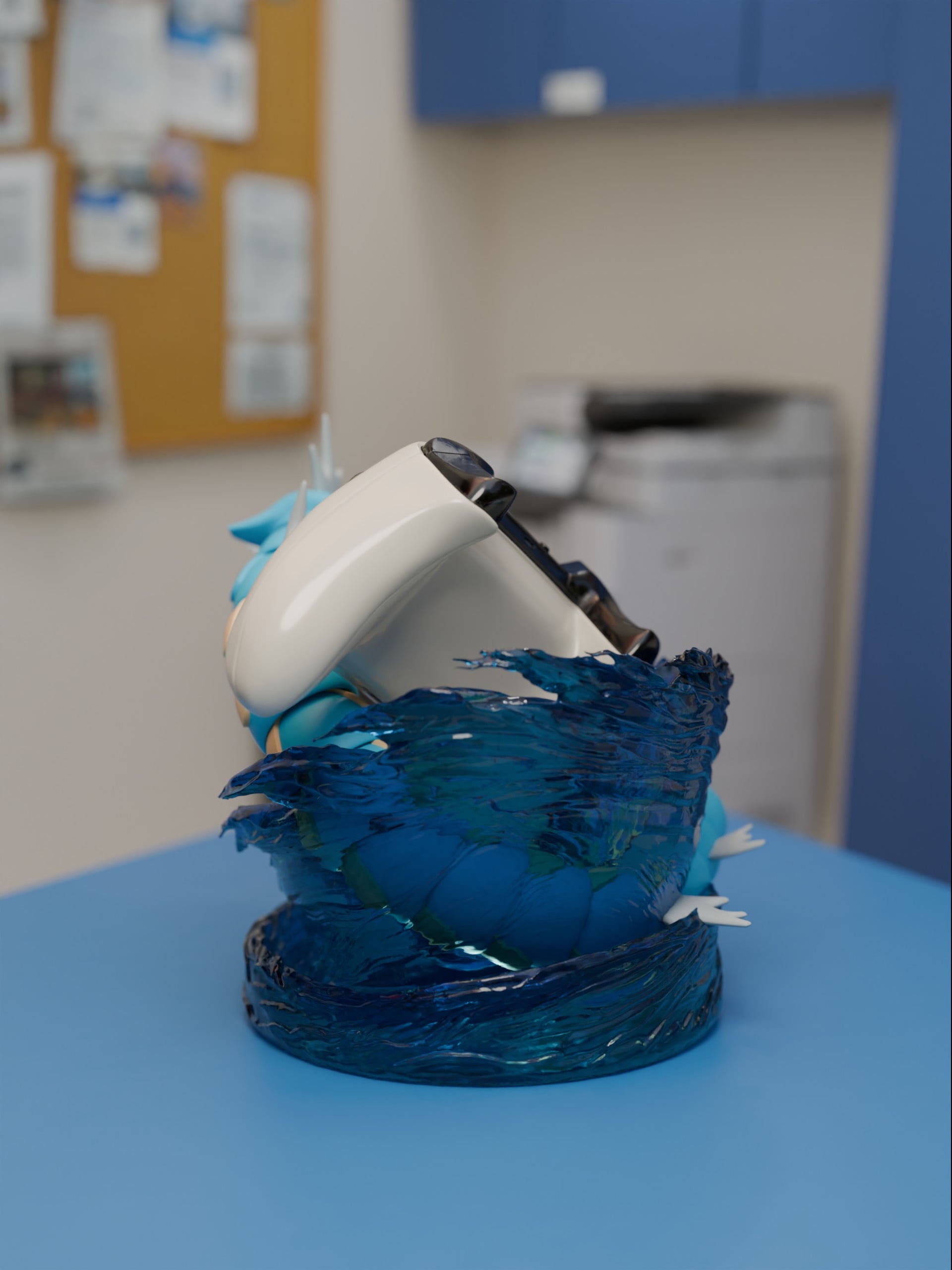 Gyarados Controller Stand 3d model