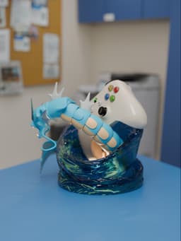 Gyarados Controller Stand 3d model
