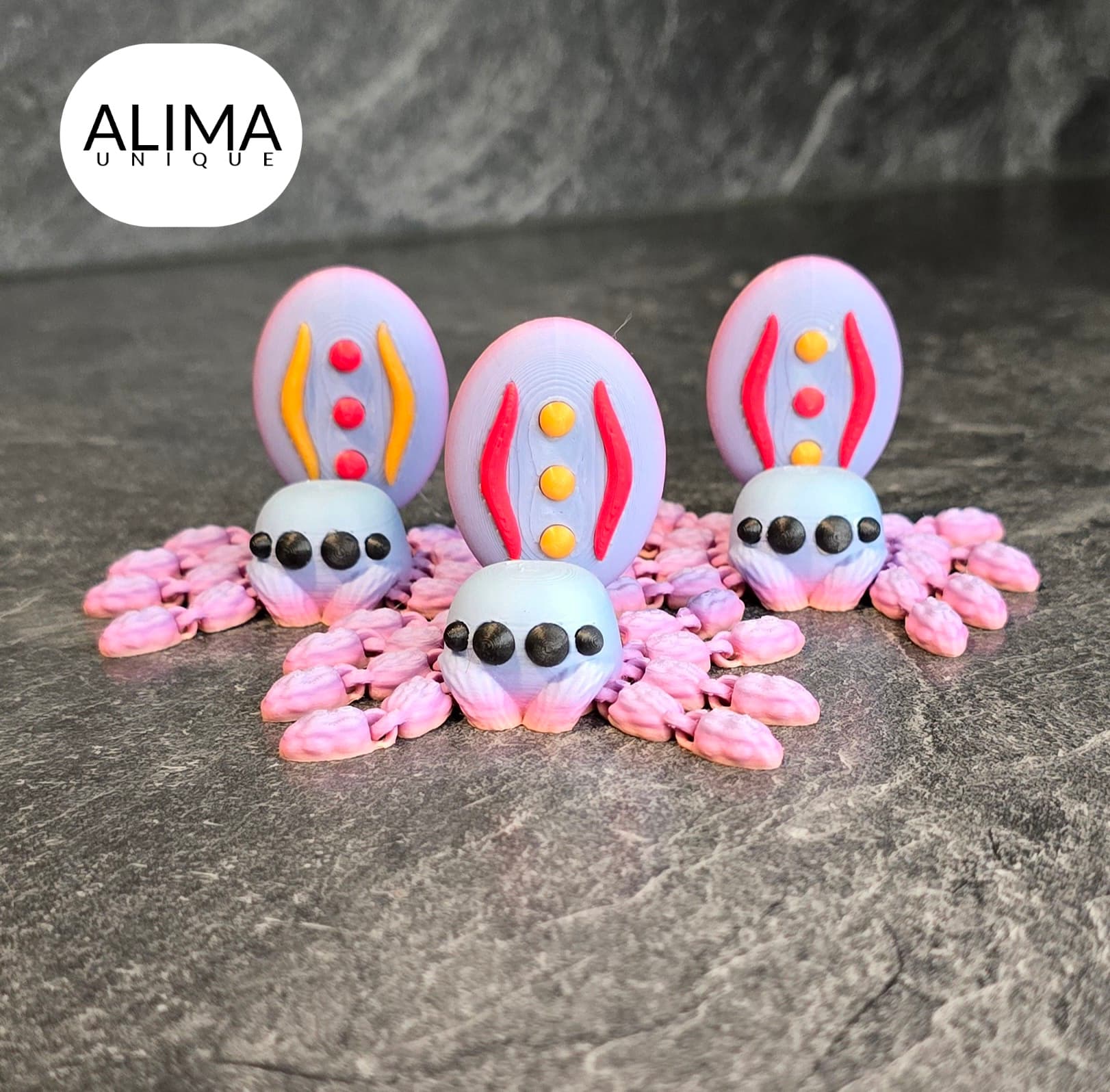 Baby peacock spider 3d model