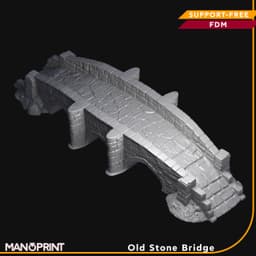 Old Bridge, Terrain Piece 3d model