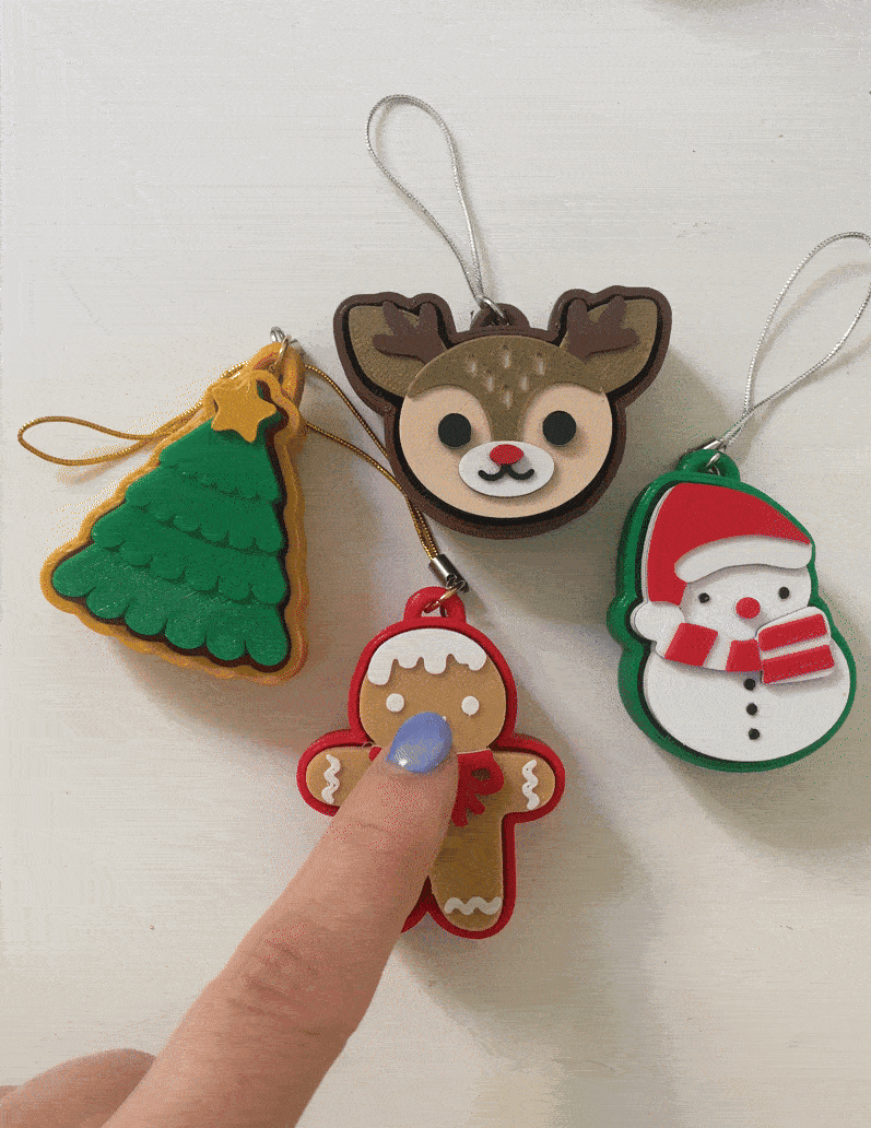 Christmas Clickers 3d model