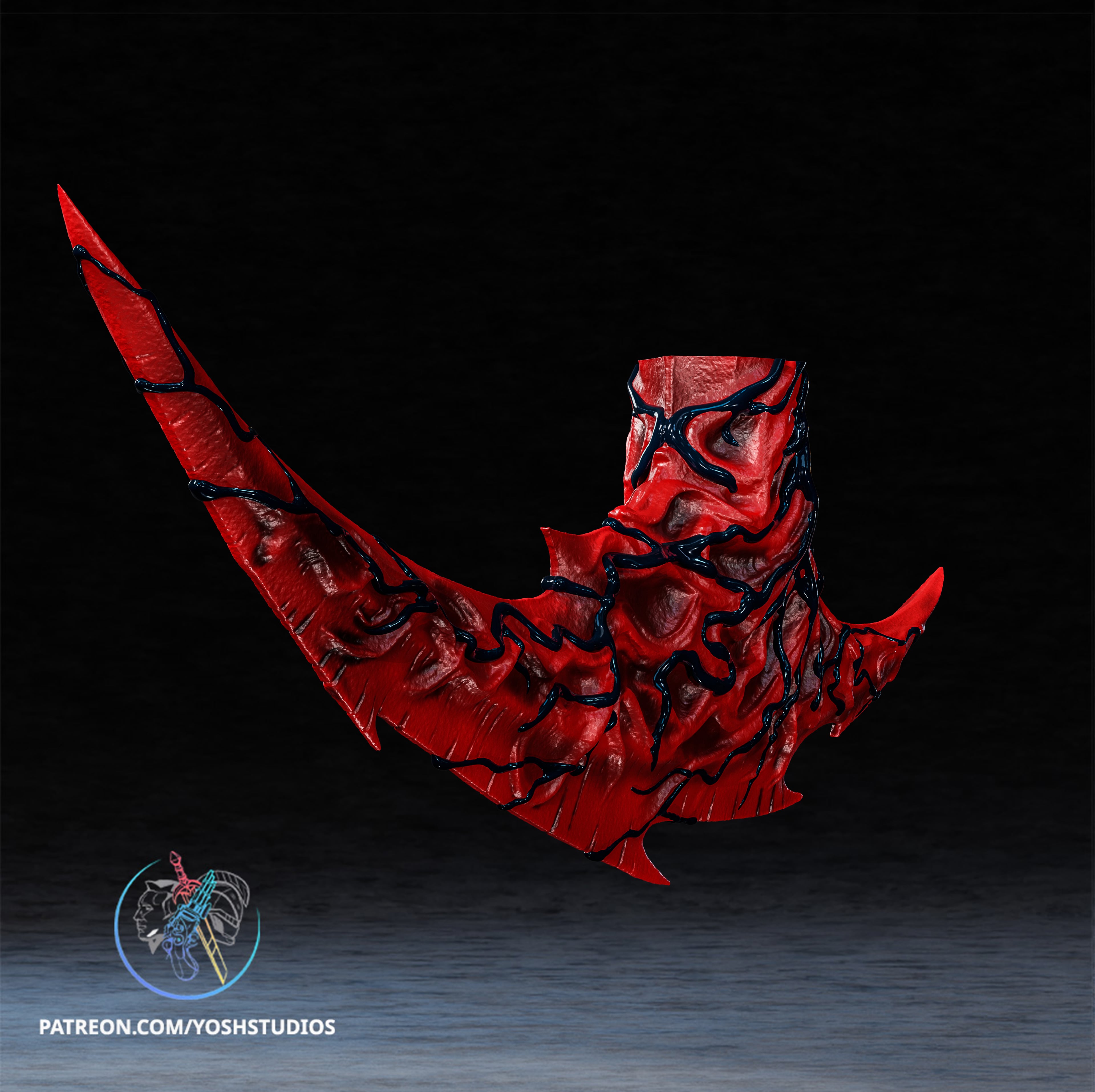 Carnage Blade 3D Printer STL File 3d model