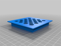 3d printer enclosure fan hepa filter 3d model