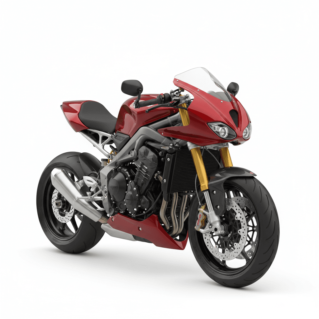 Triumph Daytona Super III Motorcycle 3d model