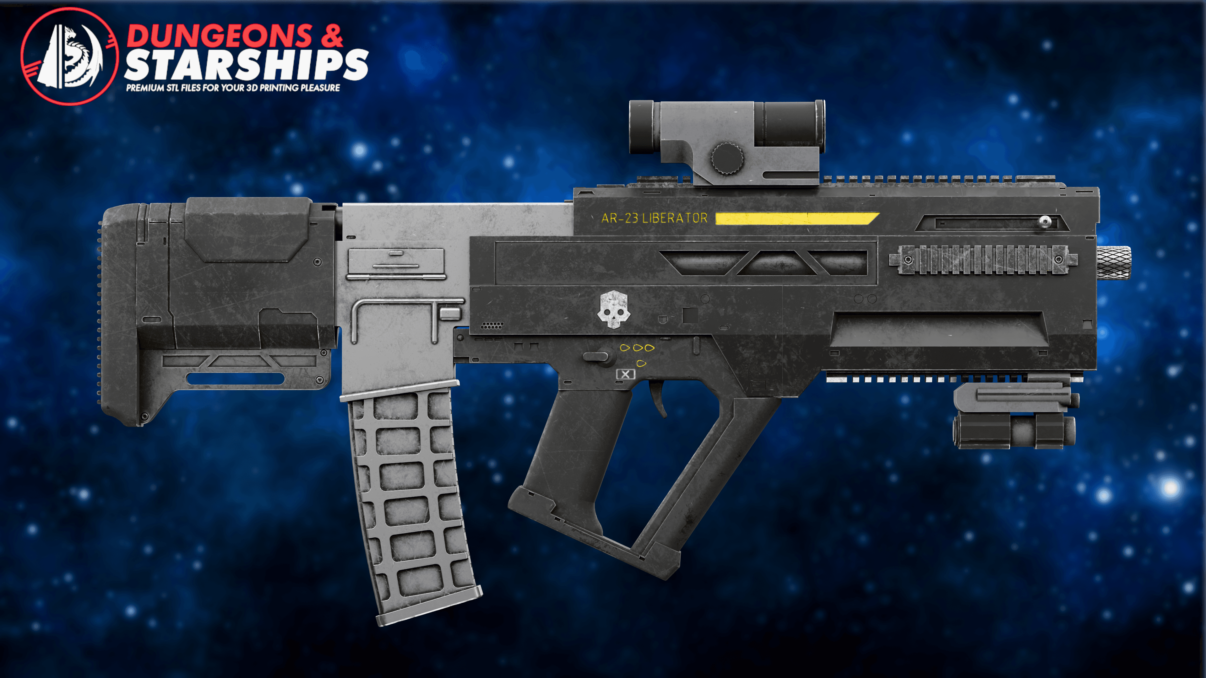 AR-23 Liberator Reloaded - Helldivers 2 3d model