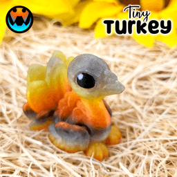 Tiny Turkey 3d model
