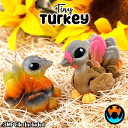 Tiny Turkey 3d model