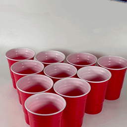 Beer Pong Funnel Dispenser Beerpong Partygame 10 Cups 3d model