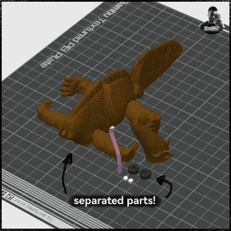 Adorable Anteater - articulated fidget toy 3d model
