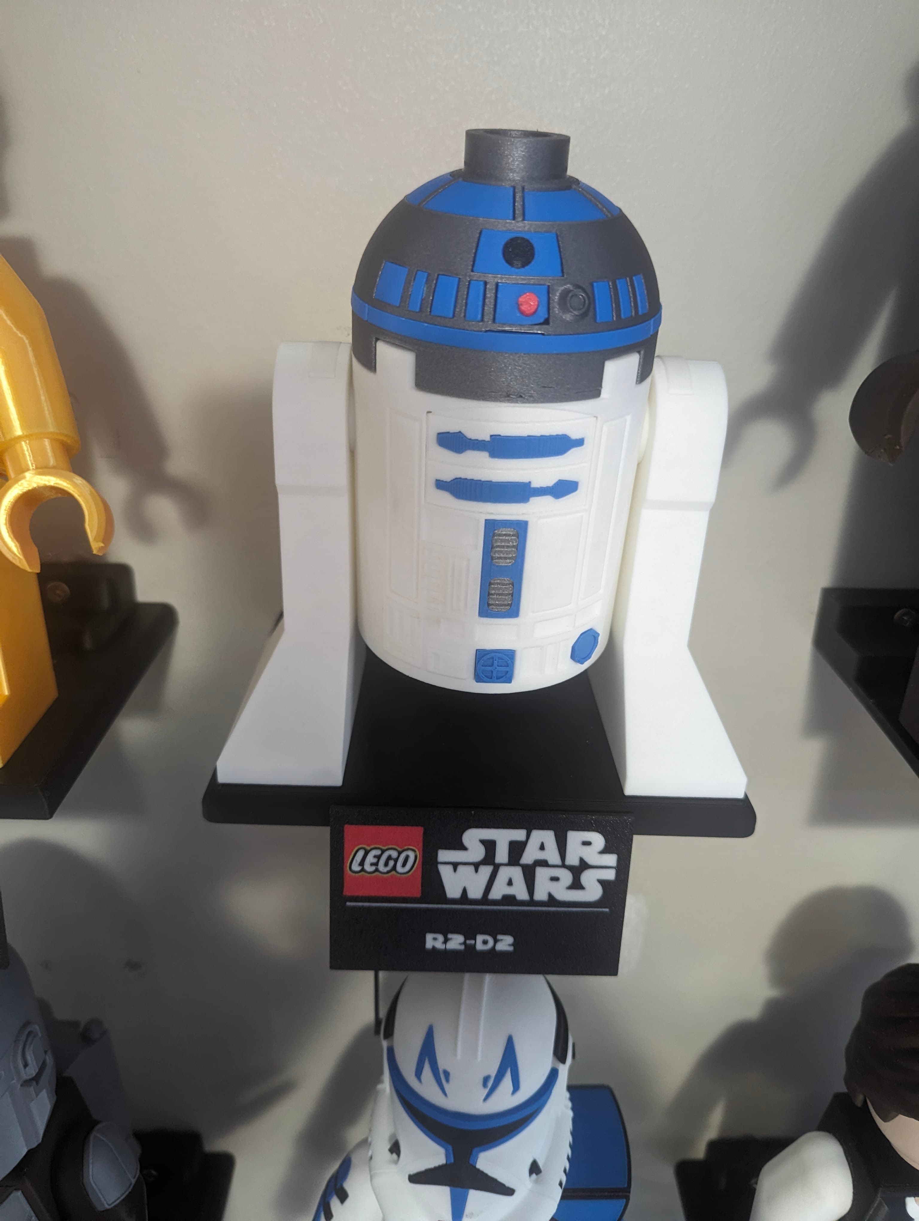 BigBricks R2D2 Wall Mount 3d model