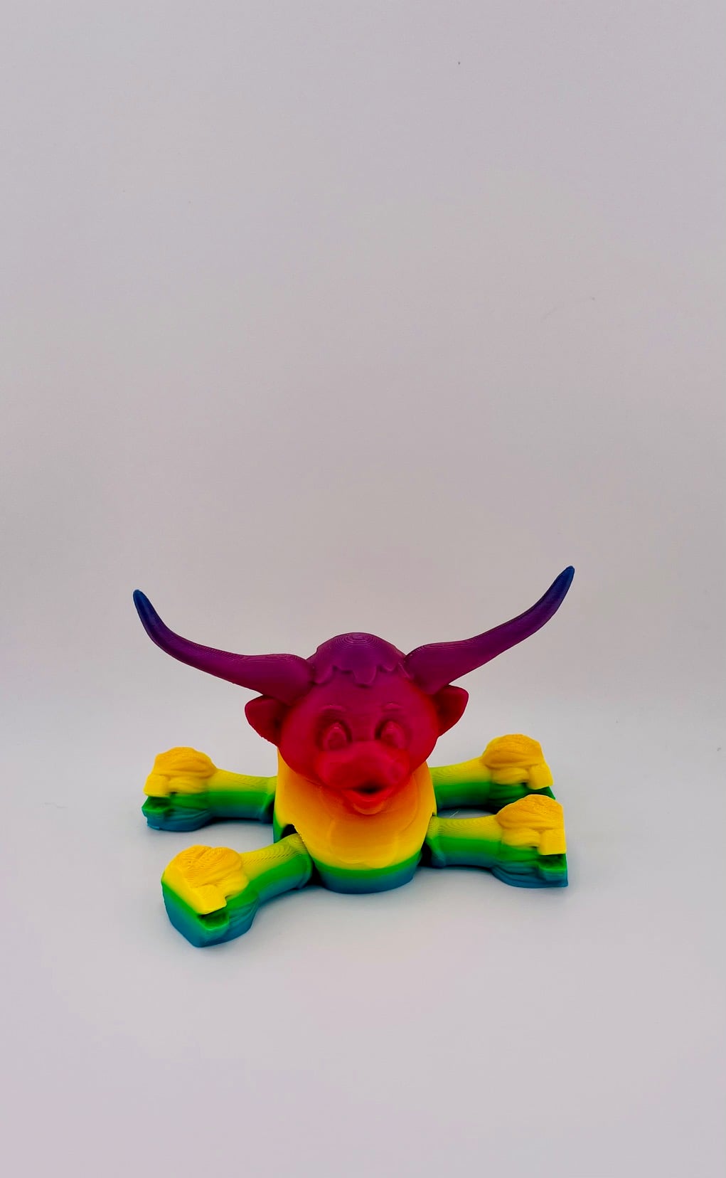 Longhorn Cow Flexi 3d model