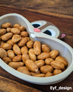 Squirrel Snack Bowl 3d model