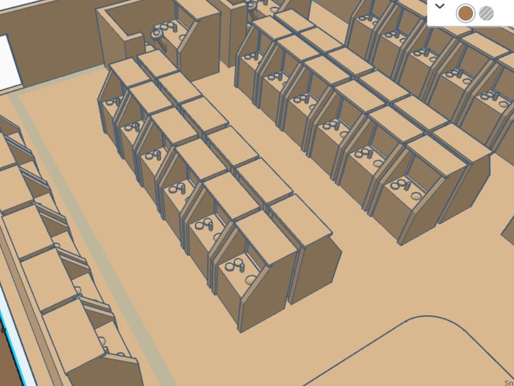 Seedy Arcade 3d model