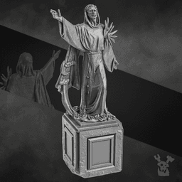 Gothic Statue 3d model