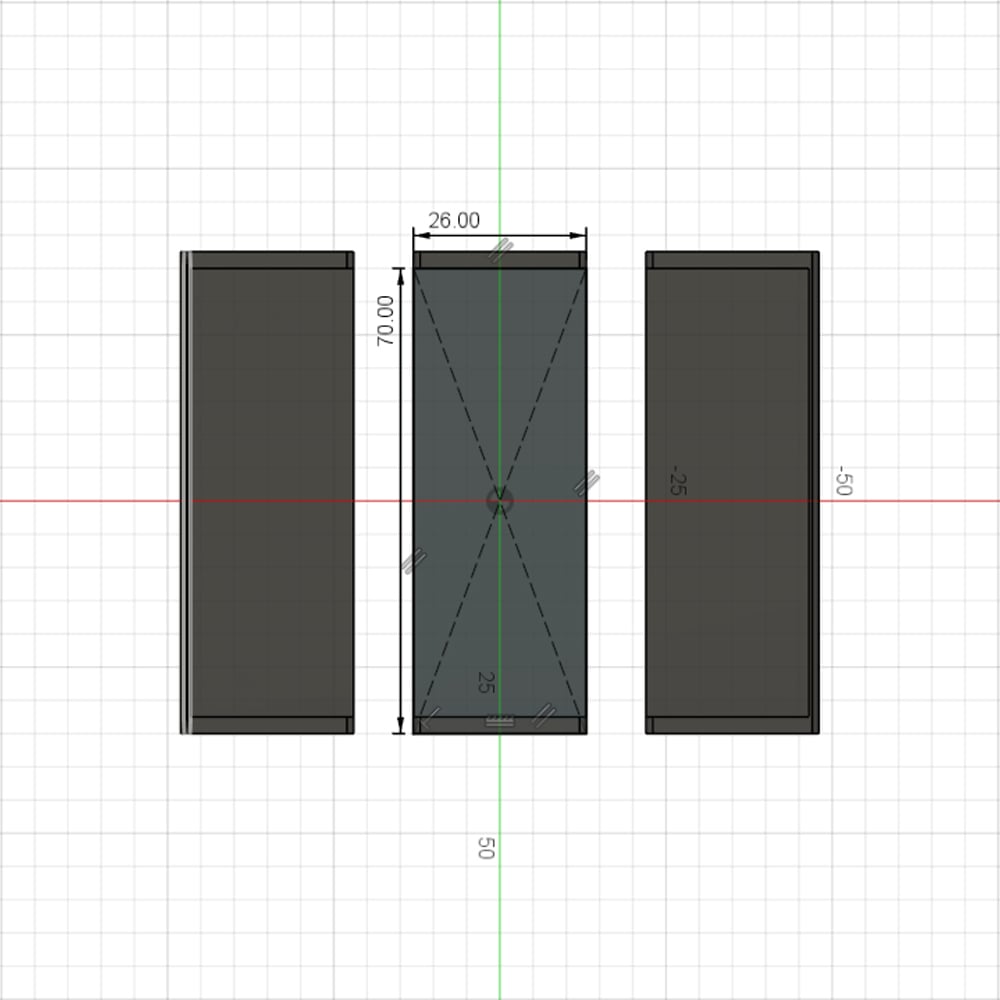 2020 Profile Slim Tray 3d model