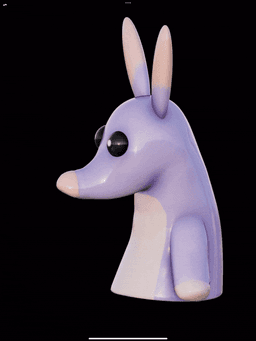 bob bilby from bluey 3d model