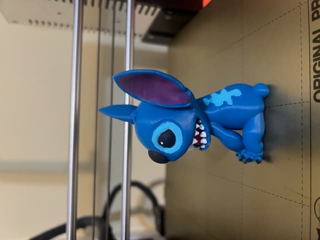 FDM printed in blue. Hand painted.
