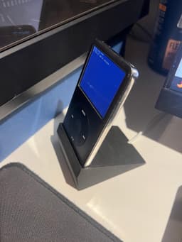 ipod stand with charger 3d model