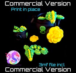 Mini Shamrock and stash *Commercial Version* 3d model
