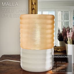 MALLA | Woven Table Lamp E14/26/27 3d model