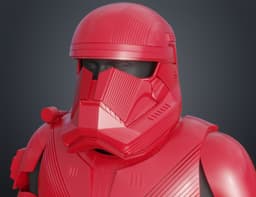Sith Trooper's Helmet - Star Wars 3d model