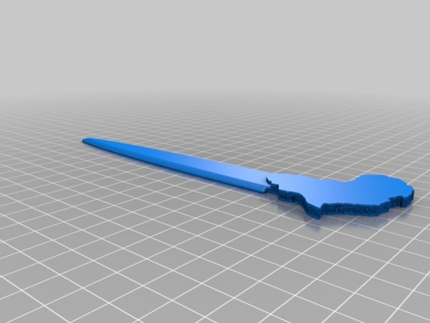 Coupe papier 3d model