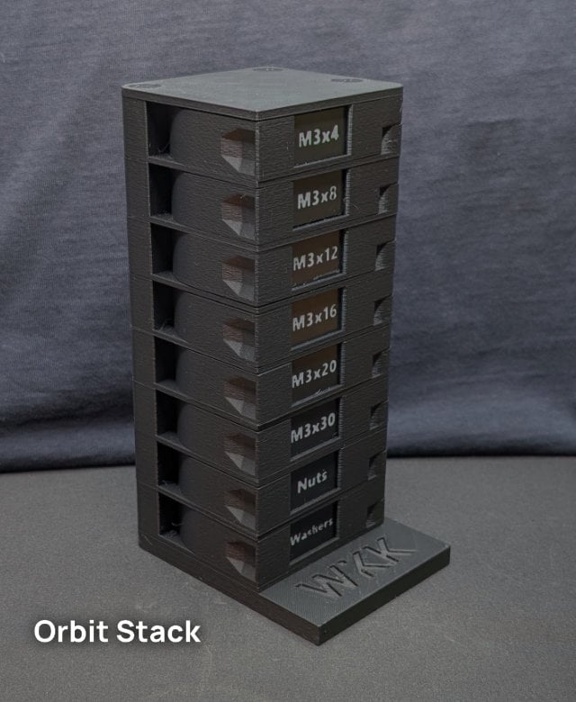 M3 OrbitStack - Swivel Screw Organizer 3d model