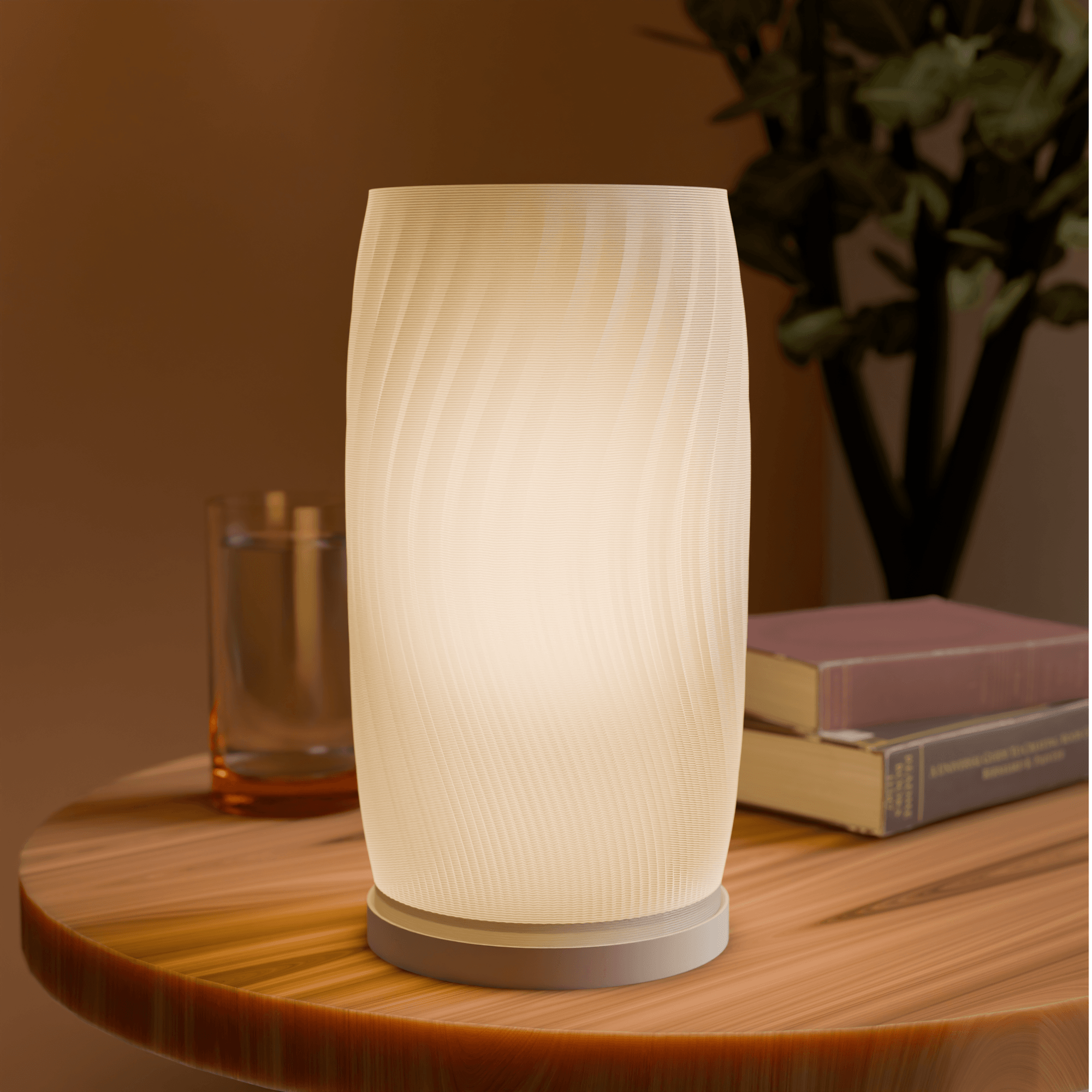 Flow Curve Lamp 3d model