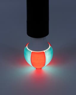Stripes Lightbulb Filter // Lighting gel for E27 LED bulbs 3d model