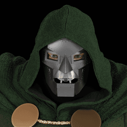 Comic Dr Doom Mask 3D Printer STL File 3d model