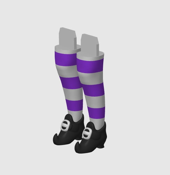 Witch Legs 3d model