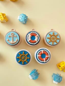 Nautical Clicker Keychain Fidget Toy Bundle 3d model