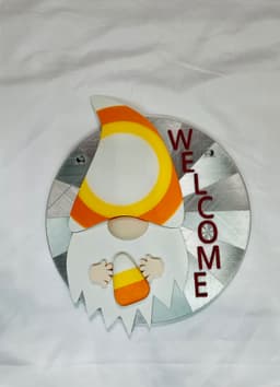 Magnetic Candy Corn Hat Gnome For Modular Sign 3d model