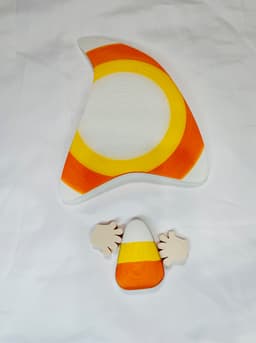 Magnetic Candy Corn Hat Gnome For Modular Sign 3d model