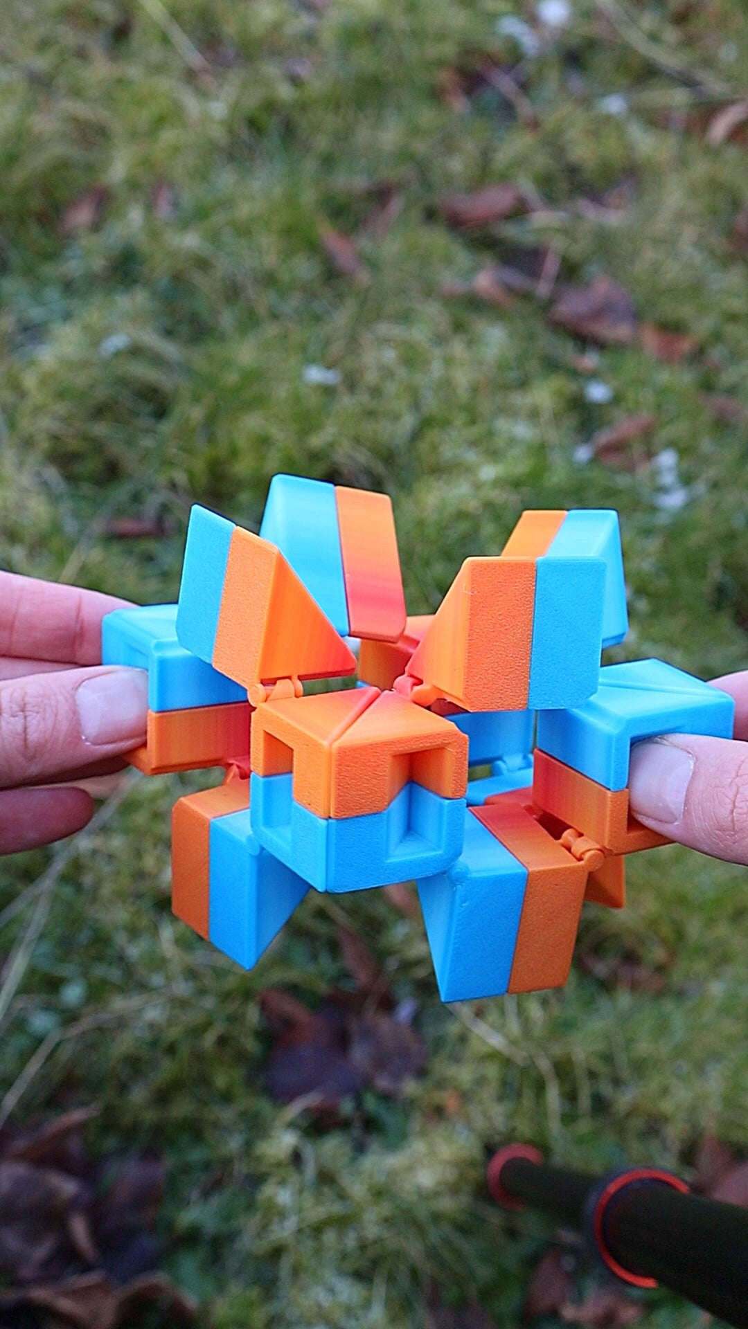 Magic Cube Auxetic Fidget Toy 3d model