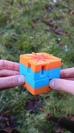 Magic Cube Auxetic Fidget Toy 3d model